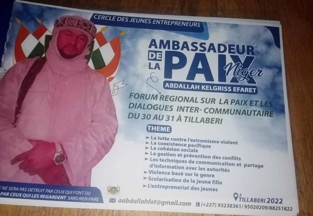 LAmbasqadeur de la paix du Niger